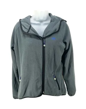 New Balance Women Fleece Jacket With Hood Size M thumbnail 1