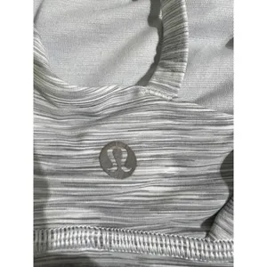 Lululemon Energy Bra Ombre Melange Space Dye EB White Multi Size 4 EUC No Pads thumbnail 5