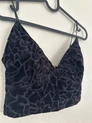 Free People Velvet Bralette thumbnail 5