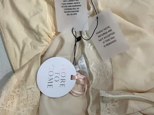 MORE TO COME Ariele Baby Doll Dress in Cream Small New Womens Mini thumbnail 7