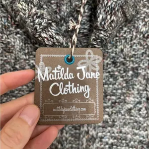 NEW Matilda Jane Evening Stroll Cotton Blend Turtleneck Poncho Sweater XS/S thumbnail 9