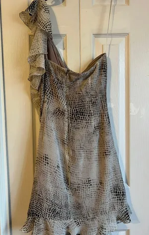 ZARA Ruffle Mini Party Dress thumbnail 6