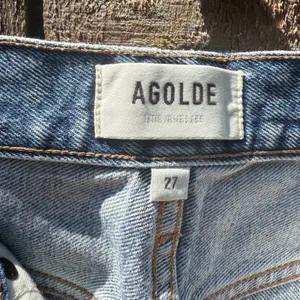 AGOLDE 90's Jean Light Wash Distressed Straight Leg Denim A069D-1206 Size 27 thumbnail 3