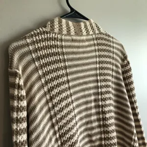 Architect Cardigan Sweater Open Front Women’s Size XL 100% Cotton thumbnail 4