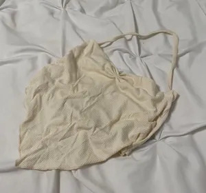 white open back tank top thumbnail 2