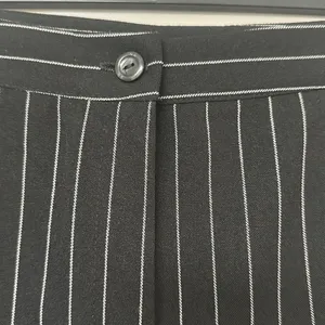 Nasty Gal NWT Pinstripe High Waist Tapered Pant thumbnail 2