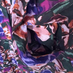Terra &‎ Sky Purple Floral Midi Dress Size 1X thumbnail 6