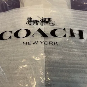 COACH NWT gorgeous black pebble leather crossbody handbag thumbnail 10
