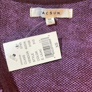 Pacsun Purple Houndstooth Women's‎ Top thumbnail 2