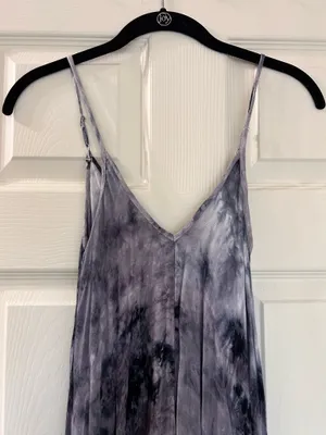 Tie Dye Midi Dress Purple thumbnail 2