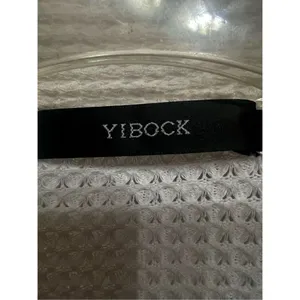 YIBOCK Off White Over Sized Open Cardigan Knit Sweater Sz S NWT thumbnail 3