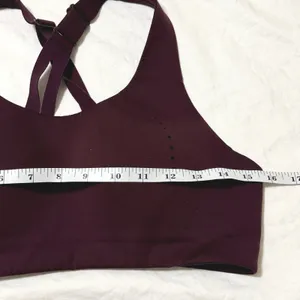 Lululemon AirSupport Bra High Support, 34C –DDD Cups in Cassis / Red Merlot thumbnail 7