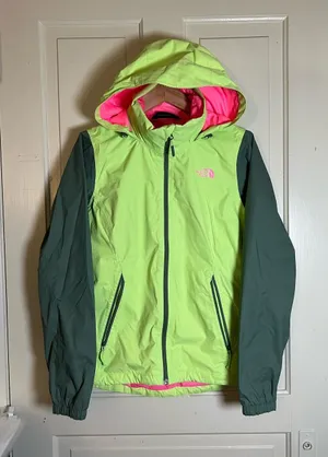 The North Face Women’s Resolve Plus Jacket Medium Yellow/Pink/Green thumbnail 1