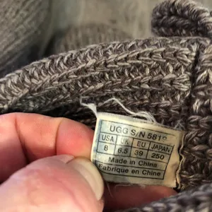 Knit button style ugg boots thumbnail 6