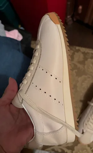 Steve Madden Sneakers Leather Tan thumbnail 1