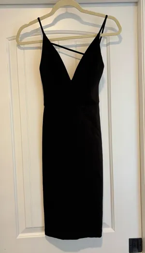 Lulus Mini Dress Black thumbnail 1