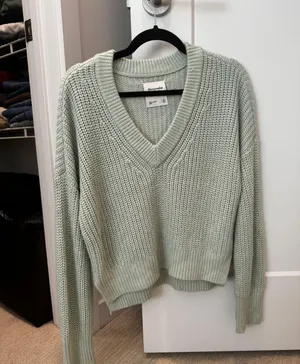 Knit Sweater Mint Green thumbnail 2