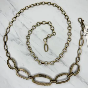 Chico's Free Spirit Gold Tone Chain Belt Medium/Large (M/L) ✨ thumbnail 2