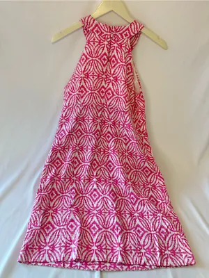 INC International Concepts Pink and White Geometric Sleeveless Dress thumbnail 2
