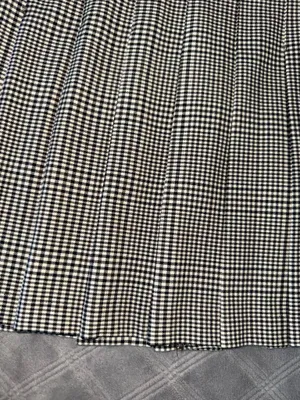 Maison D’amelie plaid brown /beige mini skirt size L thumbnail 4