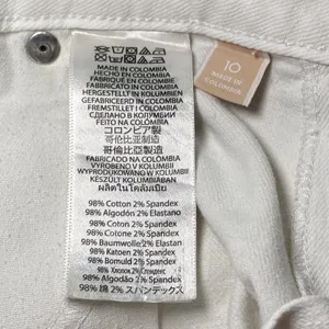 Michael Kors Skinny Jeans Women Size 10 White Stretch Denim Mid Rise Casual‎ EUC thumbnail 7