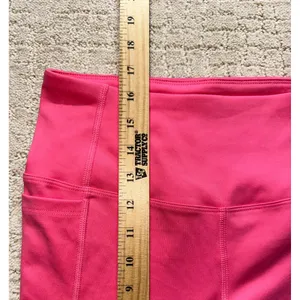 Athletic Works Biker Shorts Women S Pink Lavender Crossover Waist Bundle‎ 2 pair thumbnail 10