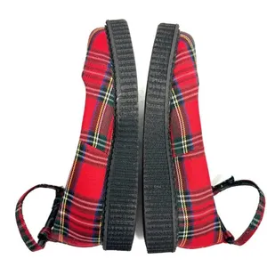 T-U-K Red Plaid Pointed Ballet Creeper Platform Shoes Women’s Size 5 thumbnail 5