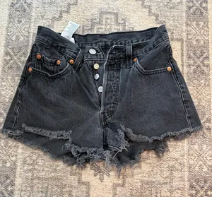 Levi’s 501 Shorts Black thumbnail 1