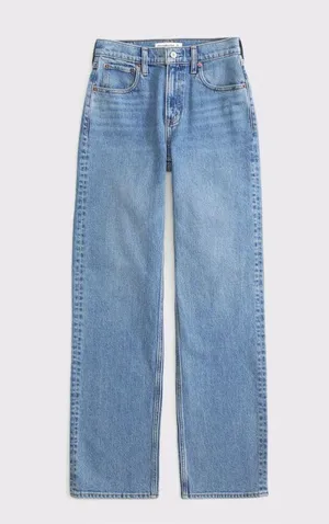 Abercrombie & Fitch High Rise 90s Relaxed Jeans thumbnail 1