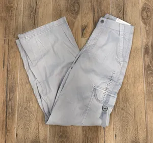 American Eagle Outfitters Pale Blue Stretch Pants thumbnail 1