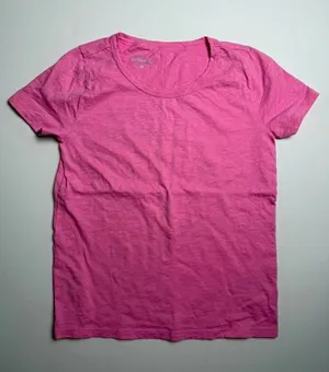 J. Crew Pink Girlfriend Tee Short Sleeve Cotton T-Shirt Women's Size XS thumbnail 1