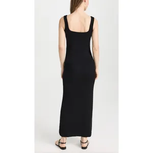 Hatch The Long Body Tank Maxi Dress Black Womens Size 2 Medium Maternity thumbnail 2