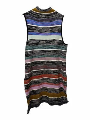 Anthropologie Space Dyed Sleeveless Sweater Cowl Neck Tunic Lagenlook NWOT thumbnail 6