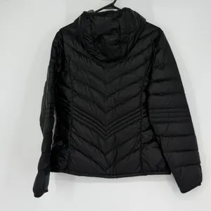 32 Degrees Packable Premium Down Hooded‎ Puffer Jacket Black Womens Small thumbnail 2