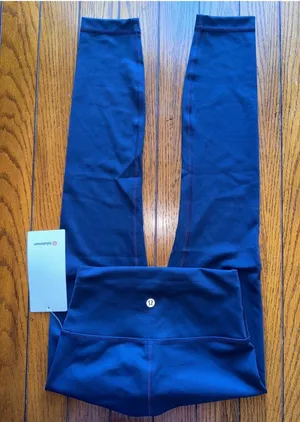 Lululemon Wunder Train High Rise 25” True Navy Size 4 NWT thumbnail 1