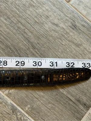 Vintage Brighton Black Leather Belt Size Medium Western Boho thumbnail 7