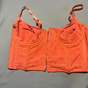 Urban Outfitters Out from‎ Under orange corset crop top small thumbnail 2