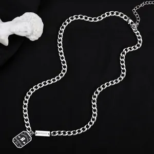 Good Luck Pendant Necklace for Men Women Streetwear Unisex Hip Hop Style thumbnail 5