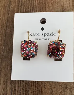 KATE SPADE Glitter Earrings thumbnail 1