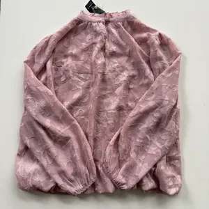 Chiffon Clip Floral Bubble Hem Blouse size 2 NWT thumbnail 6