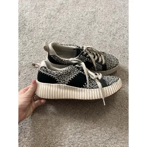 Dolce Vita Dolley Women's Sneaker, Black White Knit, Size 8.5, Retro‎ Style thumbnail 5