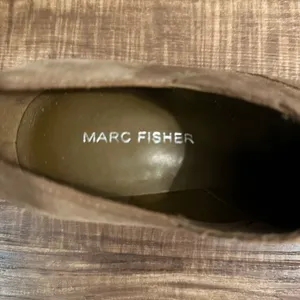 NWOT Marc Fisher‎ Loori Western Boots brown Sz 6.5 thumbnail 7