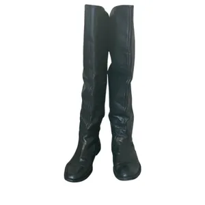 Coach Cheyenne Black Riding Equestrian Leather Over The Knee Boots 5.5 B‎ Luxury thumbnail 2