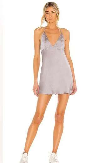 Intimately Free People Sterling Hang On Halter Slip Dress Size Medium thumbnail 1
