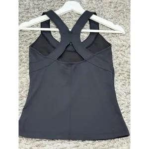 Athleta Women’s Black Tank Top Racerback Cutout Yoga Workout Activewear Size S thumbnail 5