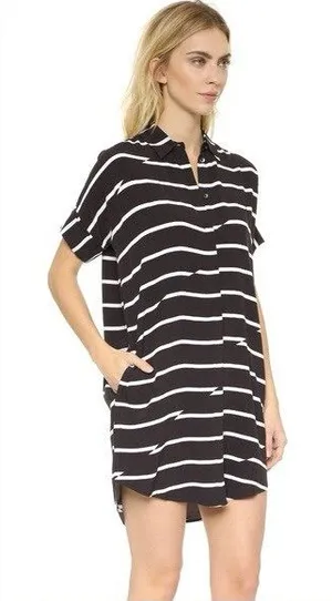 Madewell Break Stripe Courier Dress Size XXS thumbnail 1