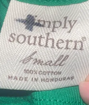 Simply Southern Green Prep Long Sleeve Lemon Graphic Tee You're My Main Squeeze thumbnail 10