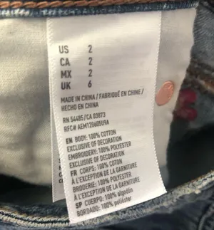 Y2k American Eagle Outfitters Button Fly Floral Denim Skirt G19 thumbnail 7