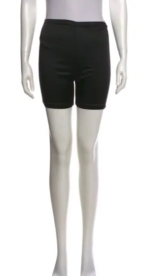 Revolve Are you am I black mini shorts thumbnail 1