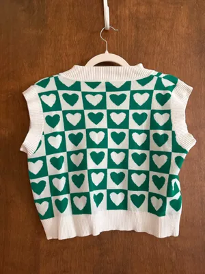 Sweater vest Green thumbnail 3